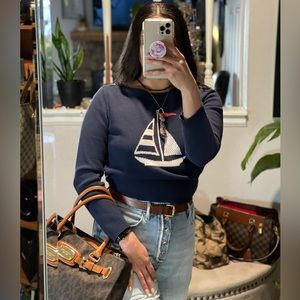 Charter Club Navy Blue Sweater